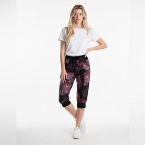 90 Degree By Reflex Black and Pink Joggers